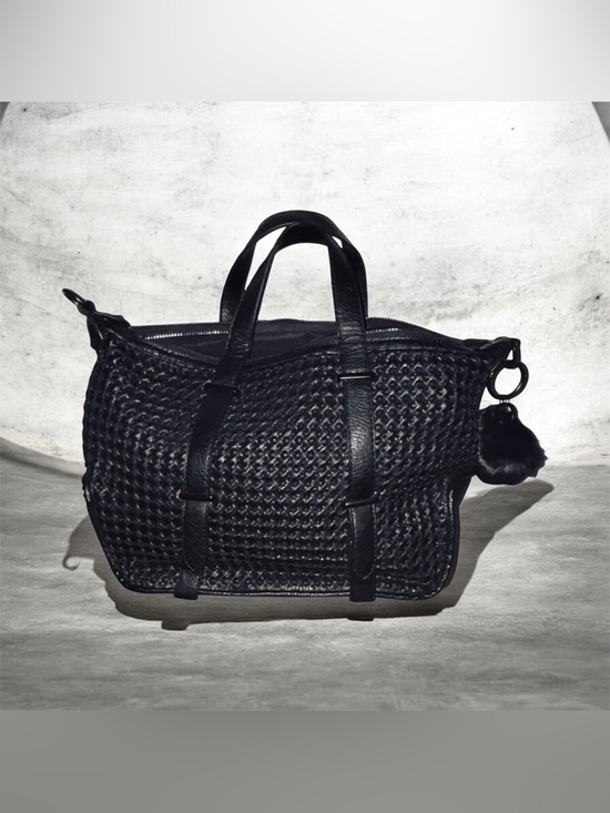 Torrid Handbags - TORRID Black Woven Tote Bag with Top Handles